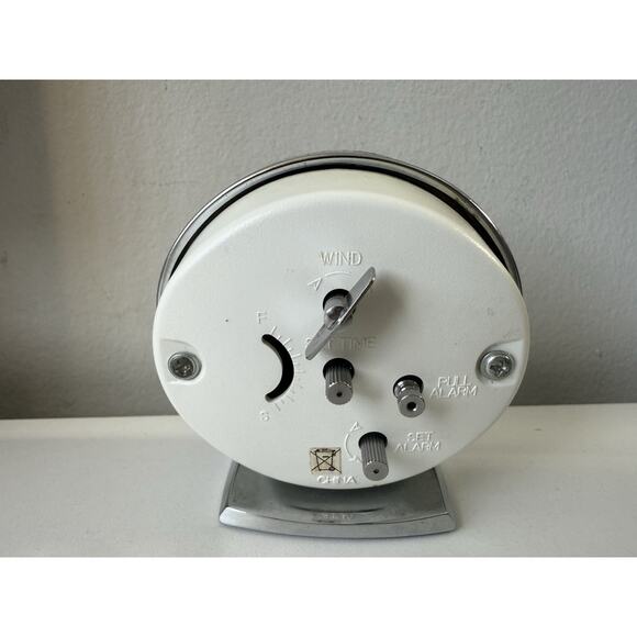 Westclox Vintage Orange Baby Ben Alarm Clock Rare For Parts Or Repair - Picture 3 of 7